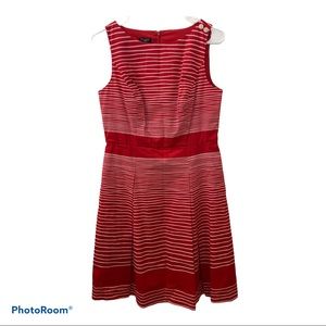 Talbots Nautical Themed Striped Sheath Dress 8P